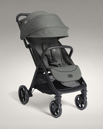 Joie Parcel LX Lightweight Stroller-One Hand Fold-Flat Reclining Seat-Car Seat Compatible-Mesh Window On Canopy-2 Years Warranty-For 0 to 4Y (Upto 22 Kg)-Evergreen