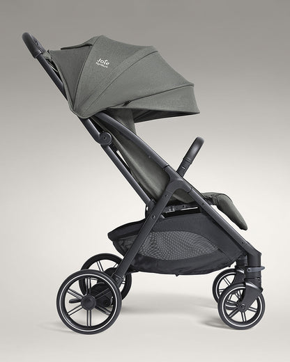 Joie Parcel LX Lightweight Stroller-One Hand Fold-Flat Reclining Seat-Car Seat Compatible-Mesh Window On Canopy-2 Years Warranty-For 0 to 4Y (Upto 22 Kg)-Evergreen