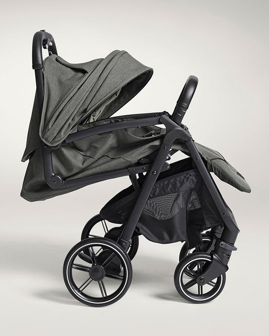 Joie Parcel LX Lightweight Stroller-One Hand Fold-Flat Reclining Seat-Car Seat Compatible-Mesh Window On Canopy-2 Years Warranty-For 0 to 4Y (Upto 22 Kg)-Evergreen