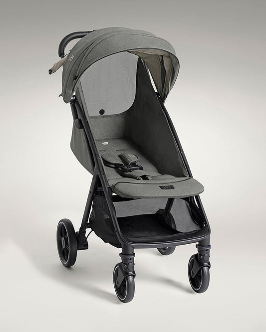 Joie Parcel LX Lightweight Stroller-One Hand Fold-Flat Reclining Seat-Car Seat Compatible-Mesh Window On Canopy-2 Years Warranty-For 0 to 4Y (Upto 22 Kg)-Evergreen