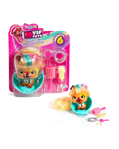 IMC VIP Pets Series 1 Lady Gigi-Pretend & Play Toy-Develops Motor Skills-36M+