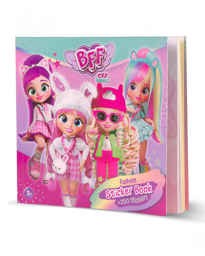 IMC Cry Babies Best Friends Forever Fashion Sticker Book-Art & Craft Kit-250+ Stickers-36M+