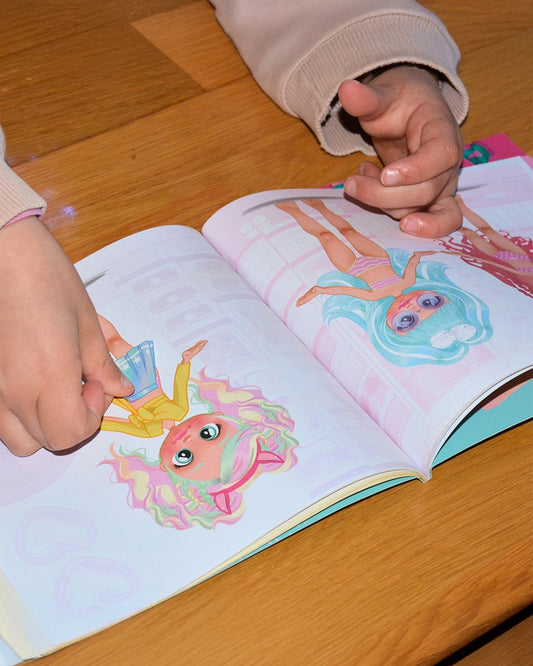 IMC Cry Babies Best Friends Forever Fashion Sticker Book-Art & Craft Kit-250+ Stickers-36M+