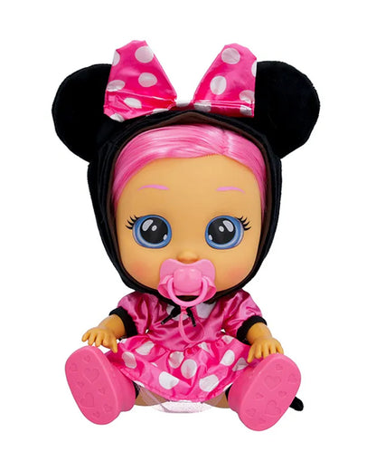 IMC Cry Babies Dressy Minnie Play Doll-Encourage Imaginative Play-12M+