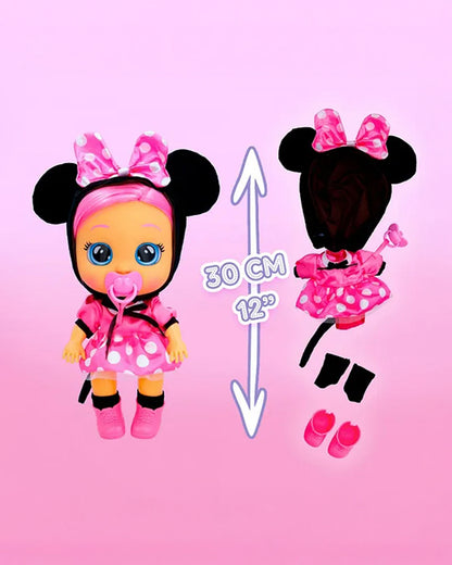 IMC Cry Babies Dressy Minnie Play Doll-Encourage Imaginative Play-12M+