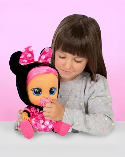 IMC Cry Babies Dressy Minnie Play Doll-Encourage Imaginative Play-12M+