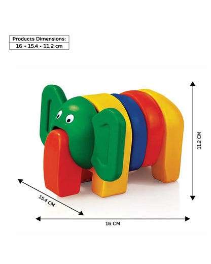 Shooting Star My Pet Elephant-Shaper Sorter & Stacker-Develops Creativity-12M+