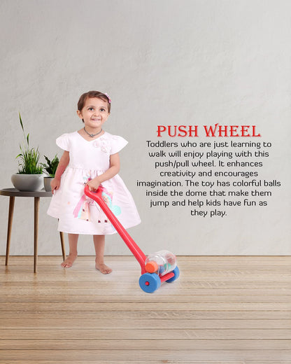 Shooting Star Push Wheel-Develop Motor Skills-Push & Pull Toy-12M+