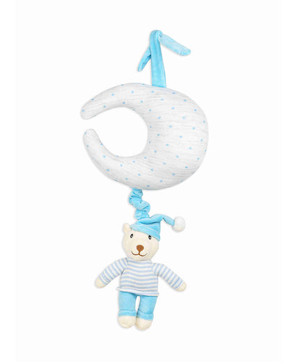 Shooting Star Musical Teddy Bear-Soft & Cuddly-Musical Pull Toy For Infants
