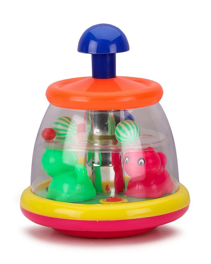 Shooting Star Push & Spin Cat-Indoor Toy-Non Toxic-Develops Motor Skills-12M+