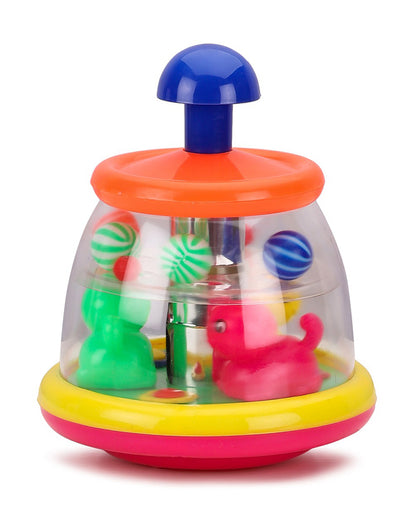 Shooting Star Push & Spin Cat-Indoor Toy-Non Toxic-Develops Motor Skills-12M+