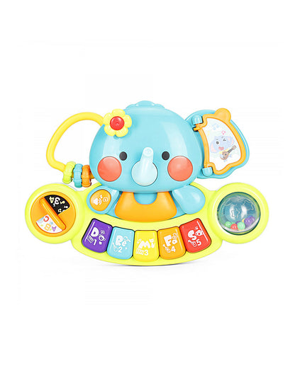 Shooting Star Elephant Keyboard Musical Toy-2 Distinct Modes-Promotes Cognitive Development-6M+