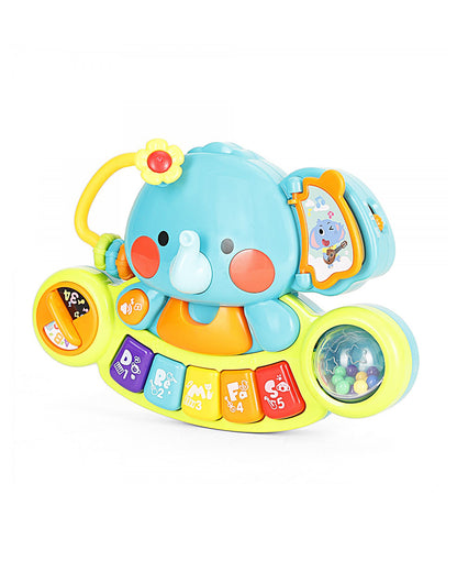 Shooting Star Elephant Keyboard Musical Toy-2 Distinct Modes-Promotes Cognitive Development-6M+