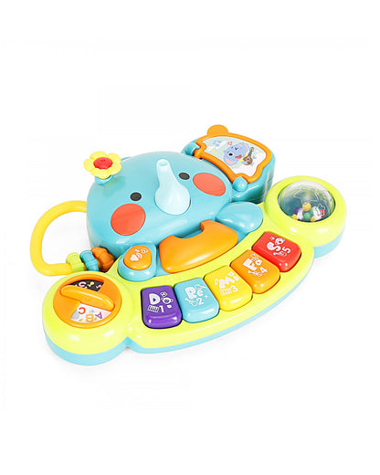 Shooting Star Elephant Keyboard Musical Toy-2 Distinct Modes-Promotes Cognitive Development-6M+