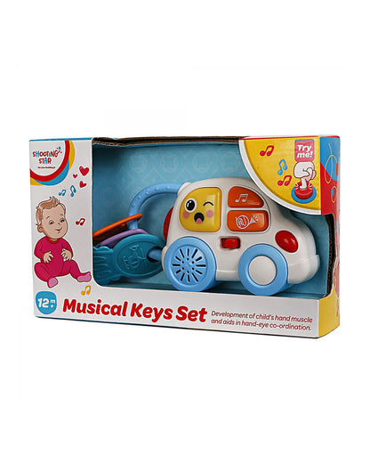 Shooting Star Musical Keys Set-Promotes Interactive Play-Musical Toy-12M+