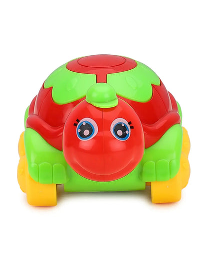 Shooting Star Friction Big Cute Turtle-Push & Pull Toy-Improves Motor Skills-24M+