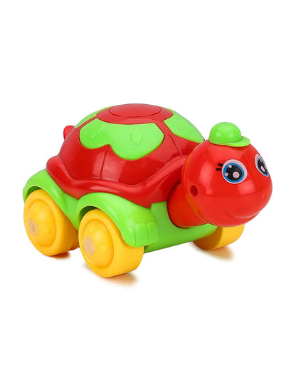 Shooting Star Friction Big Cute Turtle-Push & Pull Toy-Improves Motor Skills-24M+