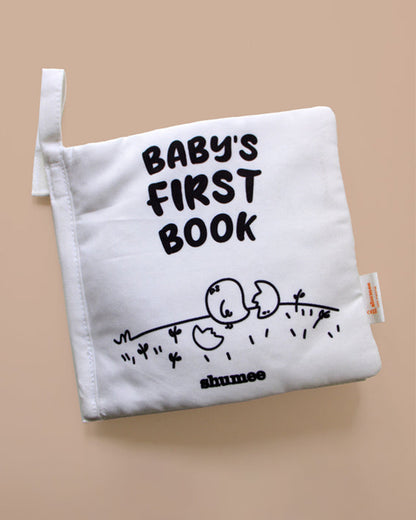 Shumee Baby's First Book-Soft Sensory Cloth Book-8 Fun Activities-Learning & Educational Toys-0M+