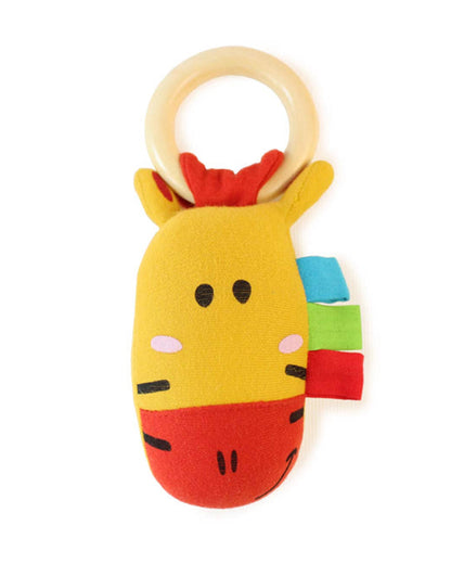 Shumee Baby Giraffe Rattle & Teether Ring Toy-Non Toxic-0M+