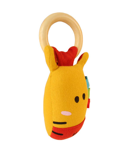 Shumee Baby Giraffe Rattle & Teether Ring Toy-Non Toxic-0M+