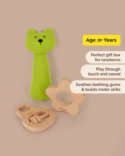 Shumee The Newborn Toy Gift Set-Pack of 3-For Baby Shower