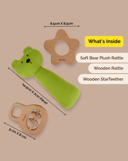Shumee The Newborn Toy Gift Set-Pack of 3-For Baby Shower