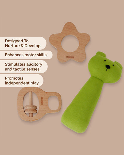 Shumee The Newborn Toy Gift Set-Pack of 3-For Baby Shower