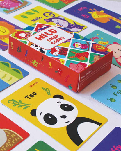Shumee Forest Animal Snap Card Game-52 Cards-Develops Social Skills-Learning & Educational Toys-36M+