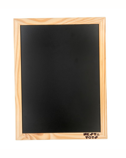 Nesta Toys Double Sided Blackboard Slate-Art & Craft Kit-Enhances Creativity-6M+