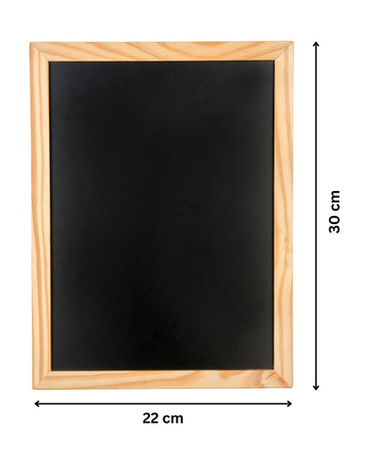 Nesta Toys Double Sided Blackboard Slate-Art & Craft Kit-Enhances Creativity-6M+
