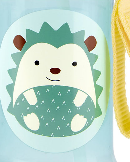 Skip Hop Zoo Tritan Renew Straw Bottle-Hedgehog-BPA Free-12M+