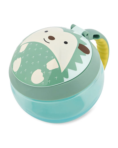 Skip Hop Zoo Snack Cup-BPA Free-Hedgehog-food jar-12M+