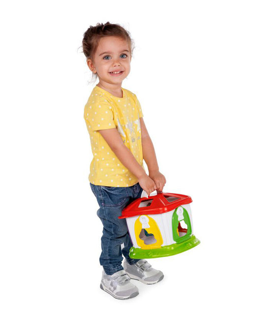 Chicco 2 In 1 Animal Cottage-Shape Sorter & Stacker-Learning & Educational Toys-12M+