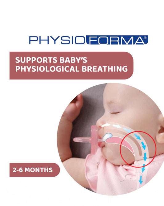 Chicco PhysioForma Soft Soother Pink-Orthodontic Pacifier-2 to 6M-Pack of 2
