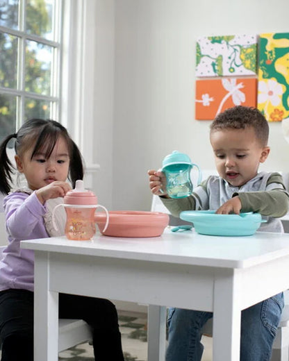 Chicco Training Cup-Ergonomic Design-Easy Grip-Spout Sipper-Pink-6M+