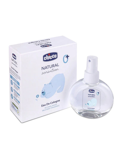 Chicco Natural Sensation Eau De Cologne Baby Fragrance-Soothes & Softens Skin-Dermatologically Tested & Safe From Birth On