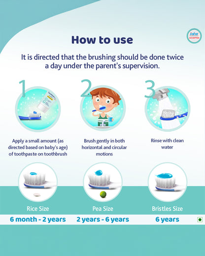 Chicco Baby Toothpaste Bubble Gum Flavour