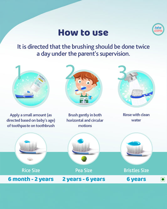 Chicco Baby Toothpaste Bubble Gum Flavour