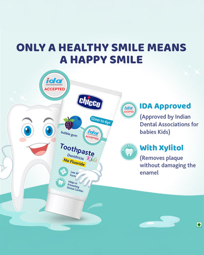 Chicco Baby Toothpaste Bubble Gum Flavour