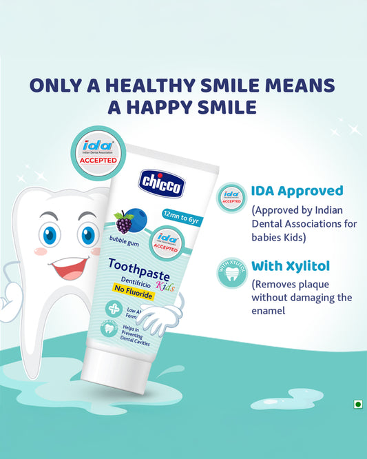 Chicco Baby Toothpaste Bubble Gum Flavour