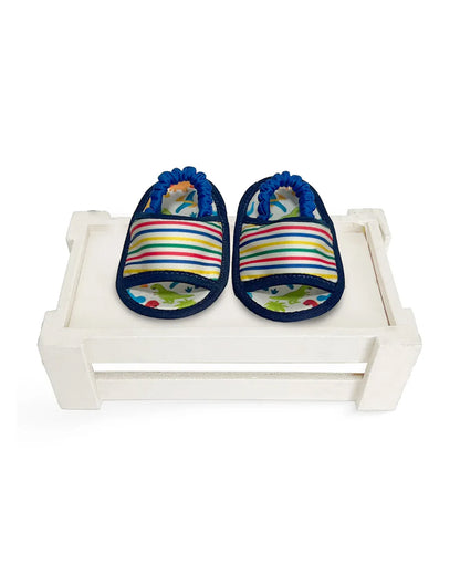 Kazarmax Red Pre-Walker Shoes-Other Prints-Cotton-Pack of 4-For Infants