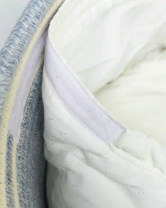nobbys Diaper Changing Station-With Breathable & Ultra Soft Aloe Vera Cushioning-Ideal for Newborn Massage-Misty Blue