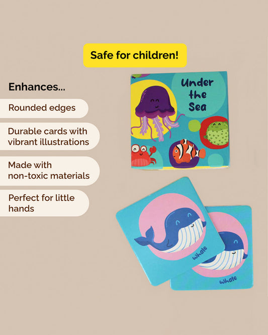 Shumee The Sea Memory Card Game-20 Cards-Enhances Memory-Learning & Educational Toys-36M+