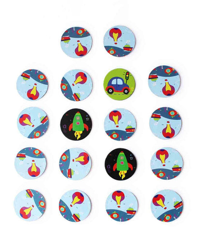 Shumee Adventure Travel Memory Card Game-18 Cards-Enhances Memory-Learning & Educational Toys-36M+