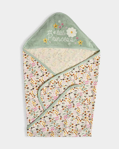 Mi Arcus Hooded Baby Bath Towel Set-With 3 Face Washers-Lightweight & Breathable-Little Princess