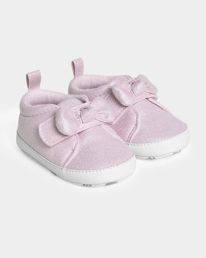 Mi Arcus Pink Velcro Pre-Walker Shoes-For Infants