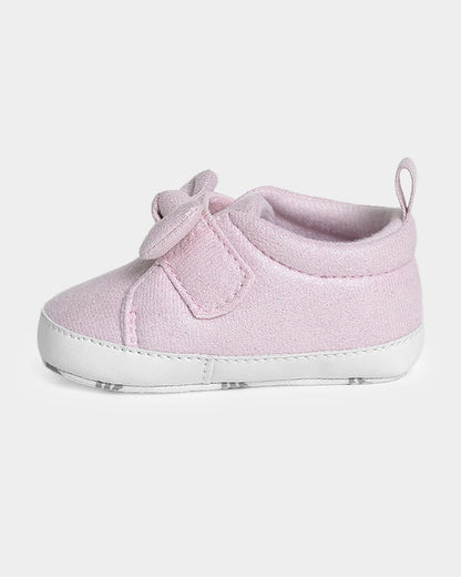 Mi Arcus Pink Velcro Pre-Walker Shoes-For Infants