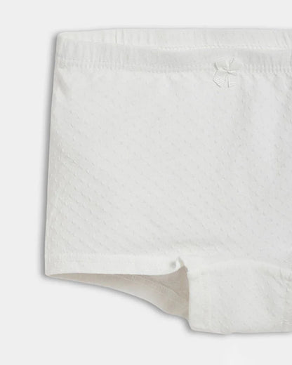 Mi Arcus Light Blue, Skin & White Panties-Solid-Cotton-Pack of 3-For Infants