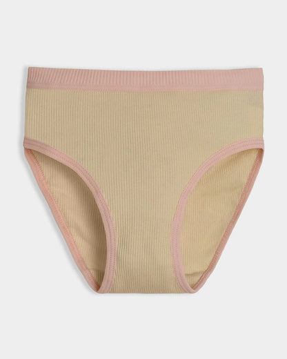 Mi Arcus Peach, Skin & Sea Green Panties-Solid-Cotton-Pack of 3-For Infants