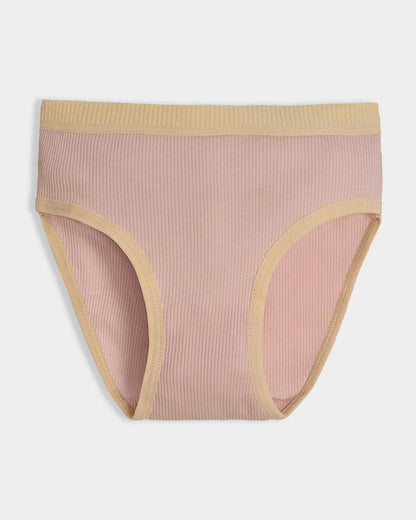 Mi Arcus Peach, Skin & Sea Green Panties-Solid-Cotton-Pack of 3-For Infants